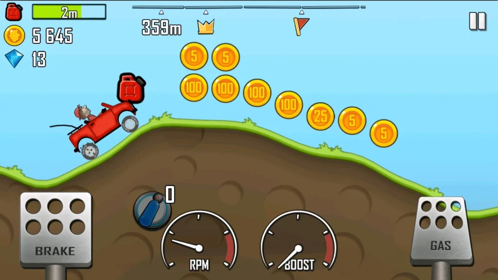 hill climb racing mod apk